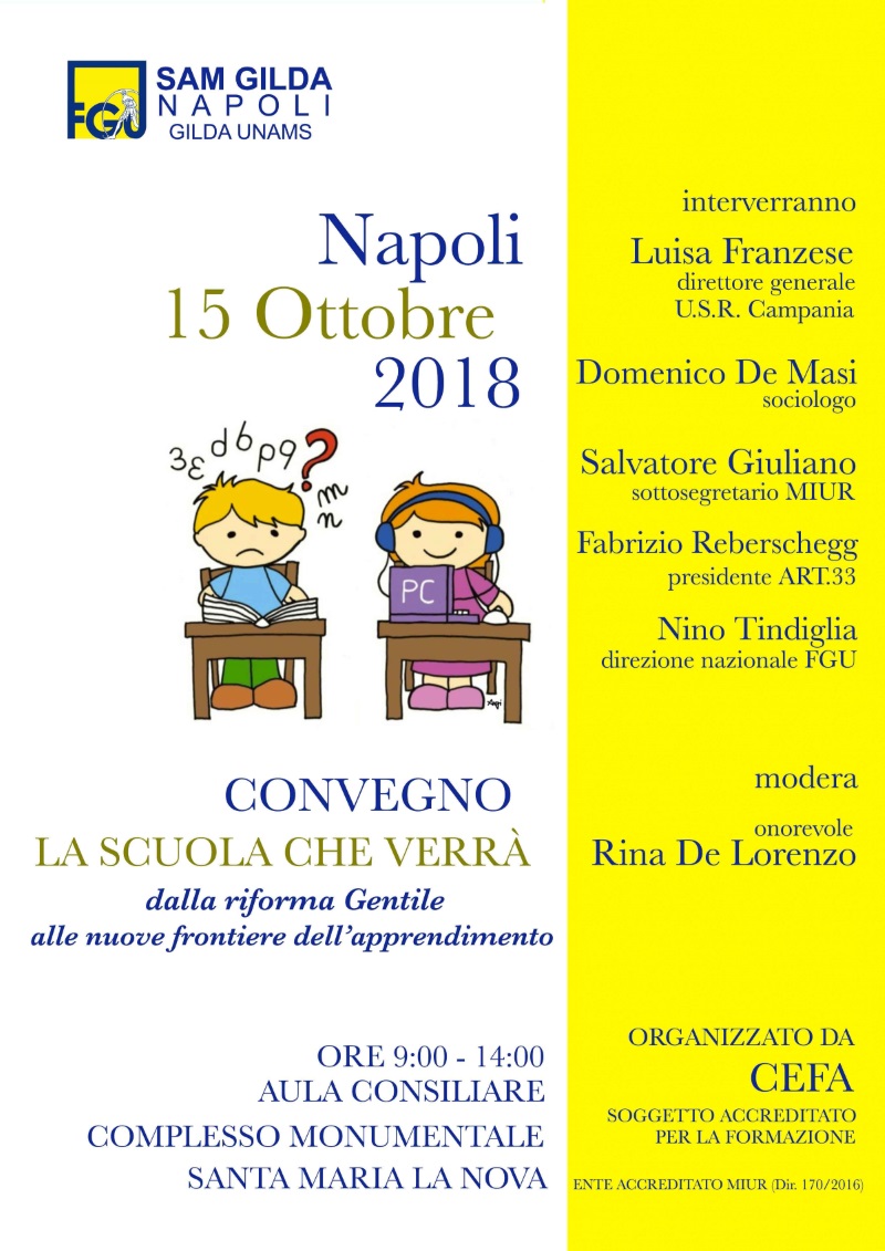 convegno gilda 15 ottobre 2018