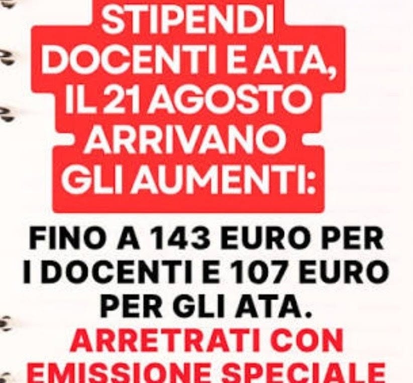 Arretrati scuola
